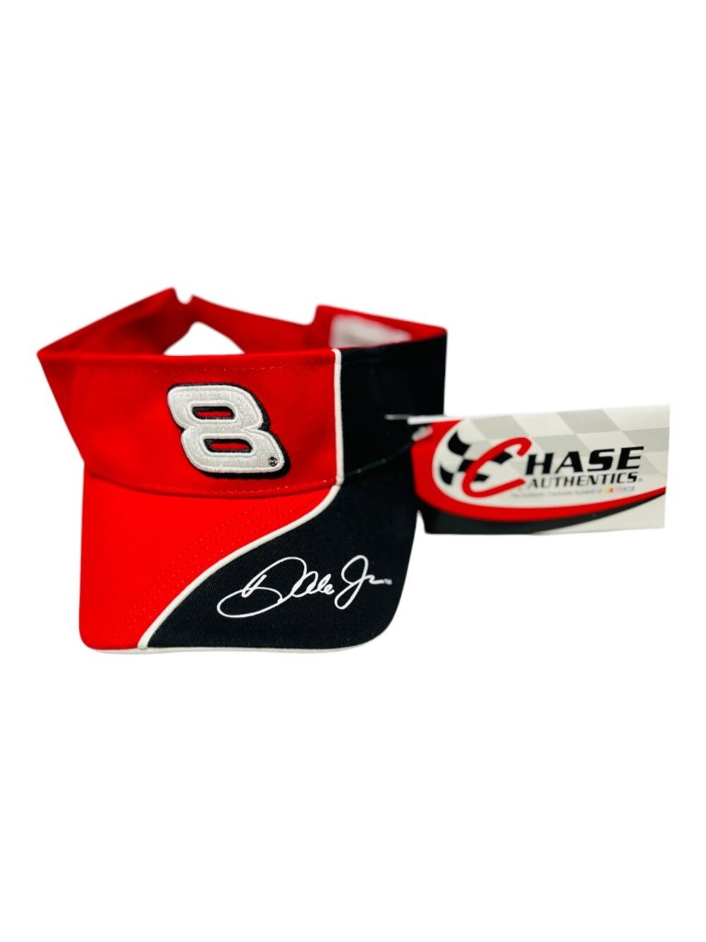 NASCAR Dale Earnhardt Jr. #8 Racing Visor Cap Hat Winner's Circle Red NWT